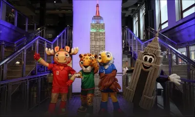 L'Empire State Building s'illumine aux couleurs des pays-hôtes de la Coupe du monde 2026