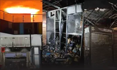 Les images de l’incendie au Victoria Urban Terminal : le feu vite maîtrisé, des dégâts matériels constatés