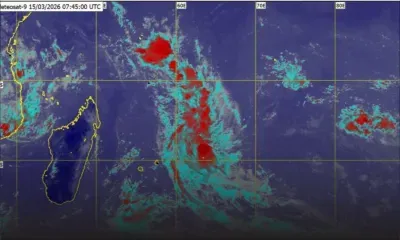 Météo : une perturbation tropicale influence le temps dans les Mascareignes