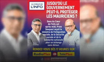 Ashok Subron, l'invité de l'émission Au cœur de l’Info ce jeudi