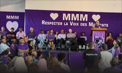 [En images] Assemblée des délégués du MMM à Belle-Rose : 75 % des membres présents