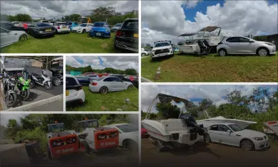 [Vidéo] En amont de la vente aux enchères : les biens saisis par la FCC entreposés au Réduit Triangle