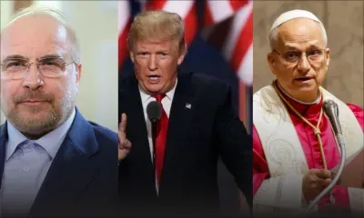 Le président du Parlement iranien salue le pape Léon XIV après son clash avec Trump