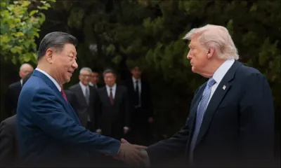 A Pékin, Trump revendique des accords commerciaux "fantastiques"