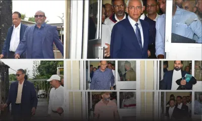 Des anciens ministres du MSM présents au tribunal de Pamplemousses en soutien à Pravind Jugnauth