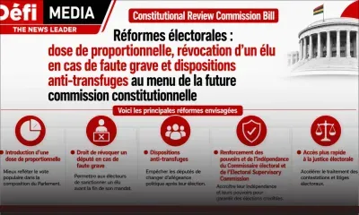 Réformes électorales : dose de proportionnelle, révocation d’un élu en cas de faute grave et dispositions anti-transfuges au menu de la future commission constitutionnelle 