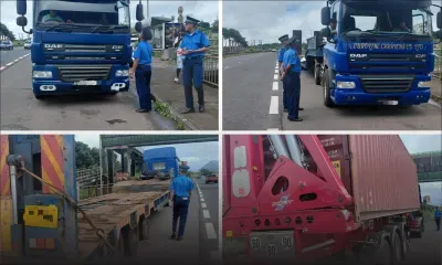 Opération ciblée sur les véhicules lourds : plusieurs infractions relevées lors d’un contrôle routier mené par la Traffic Branch et l’ERS