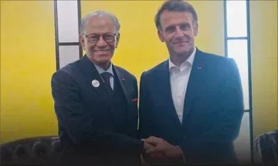 Sommet Africa Forward : rencontre entre Navin Ramgoolam et Emmanuel Macron 