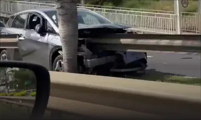 Accident sur l'autoroute à Roche-Bois