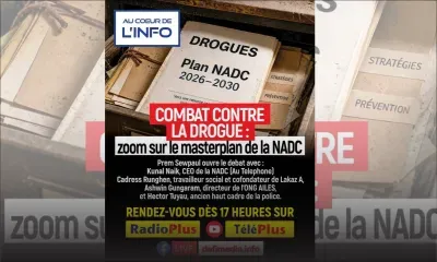 Au Coeur de l’Info- Combat contre la drogue : zoom sur le masterplan de la NADC 