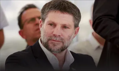 Le ministre israélien Smotrich interdit de territoire en France