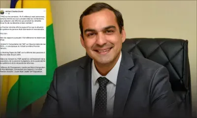 Adrien Duval sur sa page Facebook : « Avant de toucher aux pensions, commencez par couper le gaspillage au sommet »