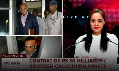 [Info Soirée] : « Pe fer persekisyon politik, mo prosen lor la lis »  