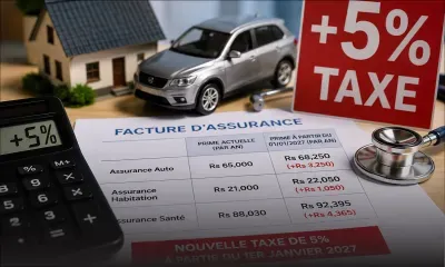 Taxe de 5% sur les assurances : les Mauriciens paieront jusqu’à Rs 6000 de plus par an