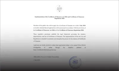 Certificat de moralité : nouvelles dispositions à partir du 1er juillet