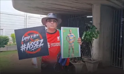 Devant l’Assemblée nationale : Dany Varaden manifeste en solo avant la reprise des travaux 