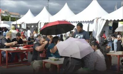 Kick-Off Food Festival : familles et amis au rendez-vous dans une ambiance de fête au Port-Louis Waterfront 