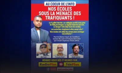 Au Cœur de l’Info : la menace de la drogue dans les écoles au centre des débats