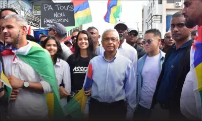 Manif contre la réforme des pensions : « Enn gouvernman ki pena direksyon, pena leker », s'exprime Pravind Jugnauth