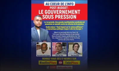 Au Cœur de l’Info - Réforme des pensions : la contestation peut-elle faire reculer le gouvernement ?