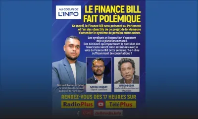 Au Coeur de l’Info- Finance Bill : un texte qui divise