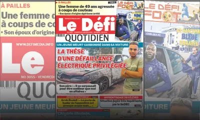 Voici la une du Défi Quotidien de ce vendredi 21 janvier 2022