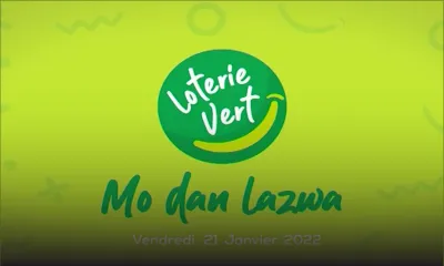 Loterie Vert : tirage de ce vendredi 21 janvier 2022