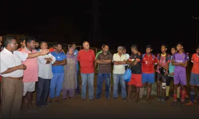 Manifestation anti-Metro Express à Camp Chapelon