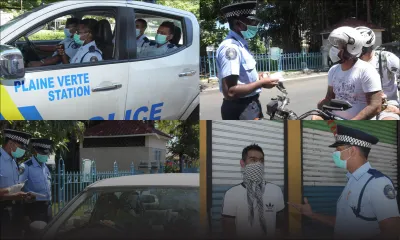 Patrouilles préventives et sensibilisation - la police à l’heure du Covid-19 