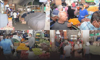 (En images) Au marché de Port-Louis, les consommateurs bravent le coronavirus