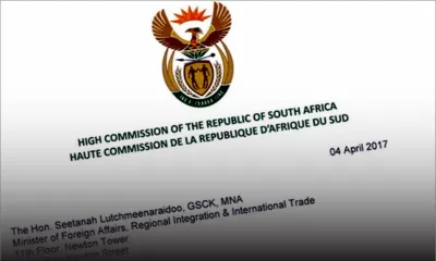 Projet hôtelier à Balaclava : l’ambassade sud-africaine intervient dans le dossier