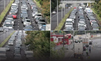 Barrage policier et ralentissement de la circulation à Plaine-Lauzun en direction de Port-Louis