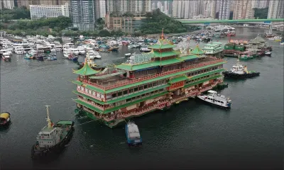 Le célèbre restaurant flottant de Hong Kong a coulé en mer de Chine