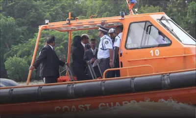 Enquête judiciaire sur le drame de GRSE: visite de la magistrate Parsuramen sur le lieu du chavirement