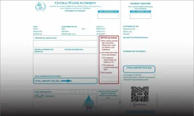 Central Water Authority : des factures excessives depuis l’installation d’un nouveau compteur