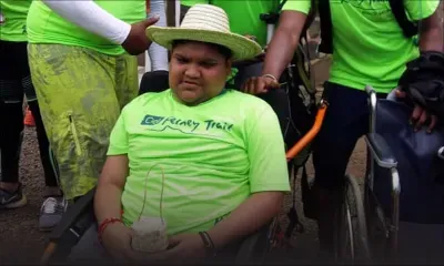 Atteint de dystrophie musculaire : Krishi, 11 ans, raconte son aventure au Ciel Ferney Trail