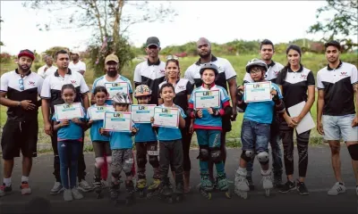 Coup de cœur : tour d’honneur des patineurs en mémoire du petit Laksh Ramsurrun
