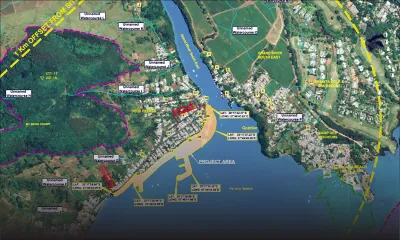 Tourisme : un waterfront sur 900 mètres à Deux-Frères