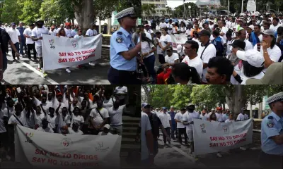 Rose-Hill : une marche pour dire non à la drogue