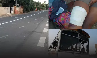 Le Morne : un bus traîne un autre sur une distance de 35 m