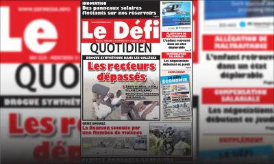 Voici la Une du Defi Quotidien de ce mercredi 21 Novembre 2018