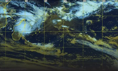 Météo : la perturbation s’intensifie en une dépression tropicale et s’approche de Madagascar
