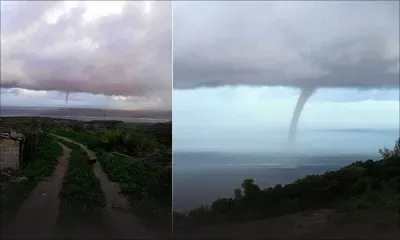 Phénomène météo: une trombe d’eau aperçue au large de l’île Rodrigues