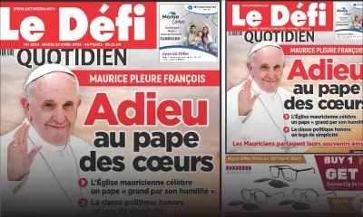 Voici la une du Défi Quotidien de ce Mardi 22 Avril 2025