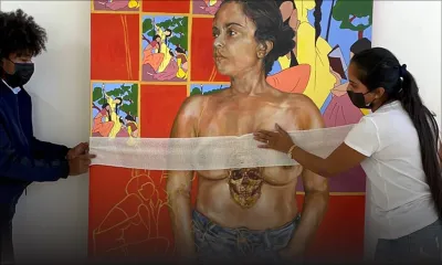 Salon de Mai : des seins nus censurés sur une toile