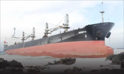 Opération de renflouage à Le Bouchon: 1 500 m de barrages antipollution importés pour protéger Blue-Bay