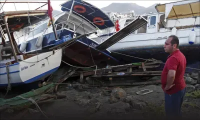 La Grèce frappée par un puissant séisme en mer Égée