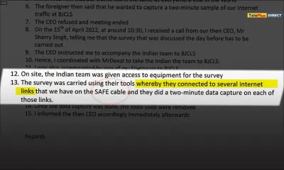 [Exclusif] Rapport de l’ex-CTO de MT : «… they did a two-minute data capture on each of those links» 