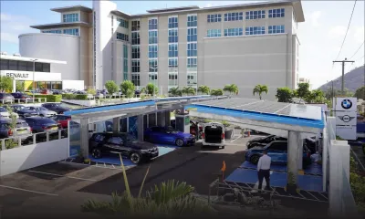 Véhicules électriques : trois bornes de recharge inaugurées chez Leal à Pailles