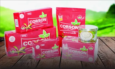 Indice : hausse de prix du thé Corson 